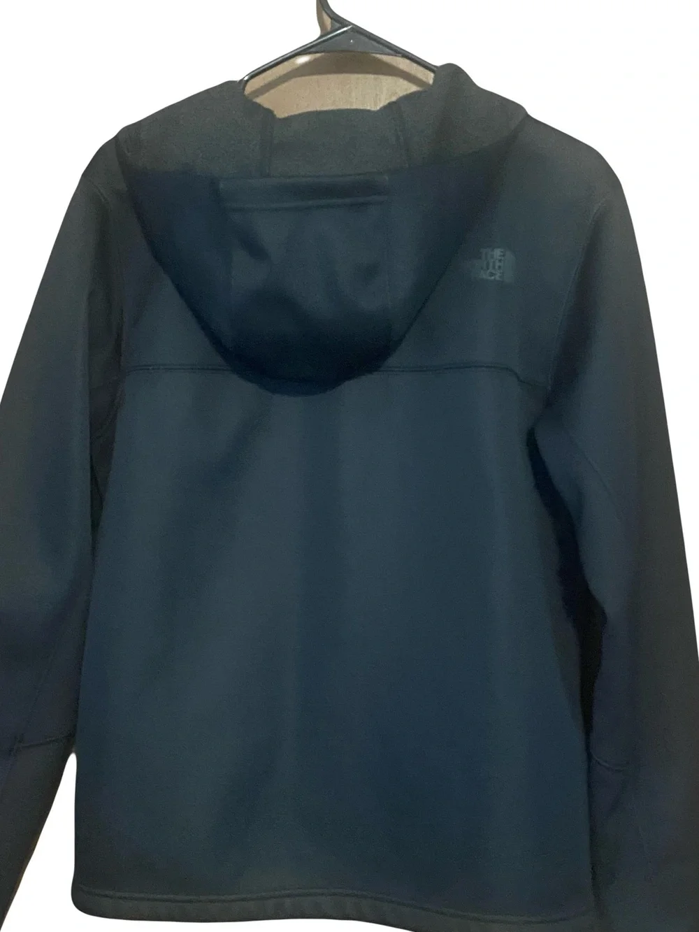 The North Face Black Hooded Softshell Windbreaker